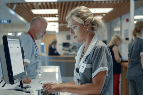 Healthcare professional with MetaVision